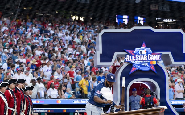 Service members support the 2026 Major League Baseball All-Star Game