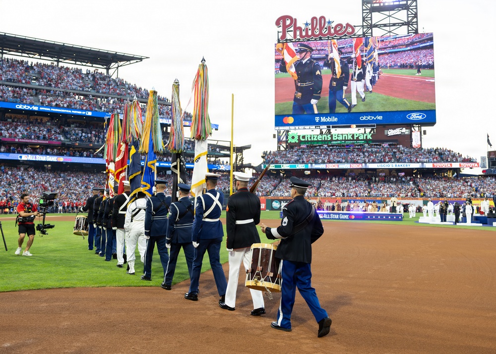 Service members support the 2026 Major League Baseball All-Star Game