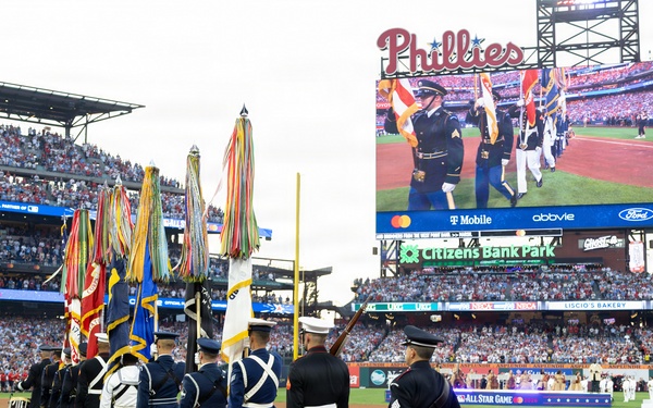 Service members support the 2026 Major League Baseball All-Star Game