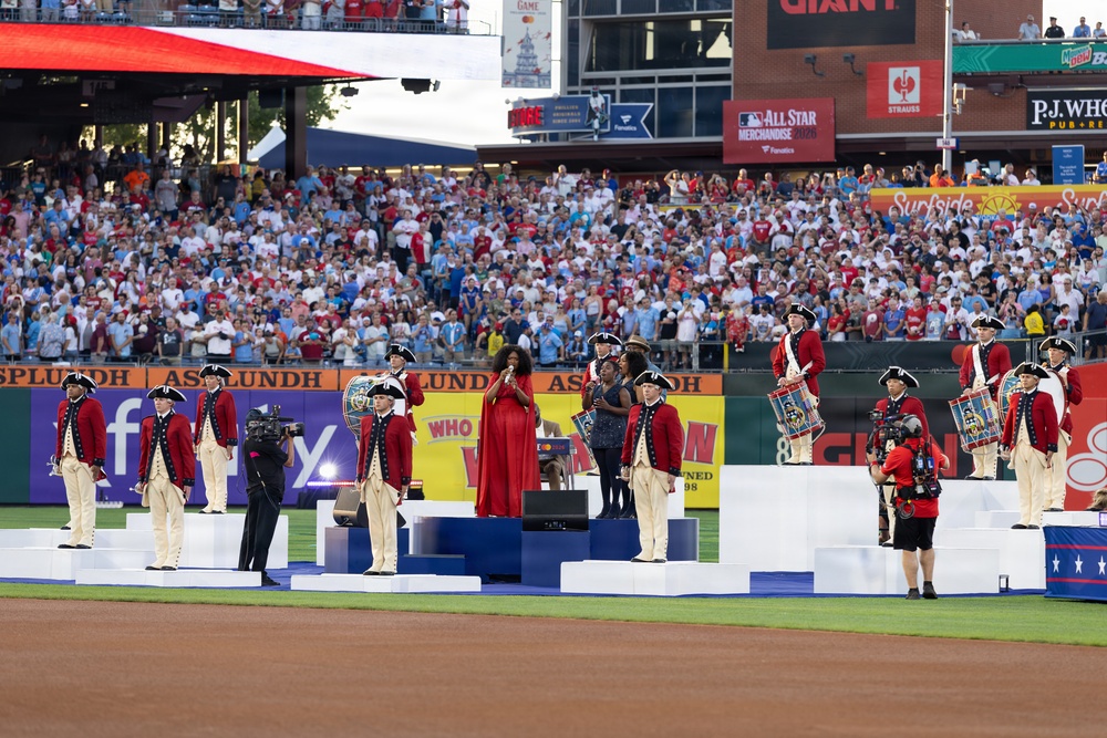 Service members support the 2026 Major League Baseball All-Star Game
