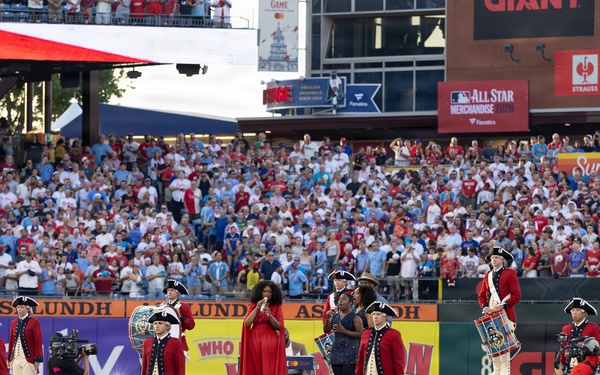 Service members support the 2026 Major League Baseball All-Star Game