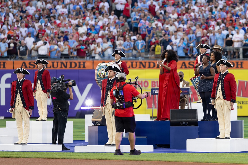 Service members support the 2026 Major League Baseball All-Star Game