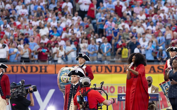 Service members support the 2026 Major League Baseball All-Star Game