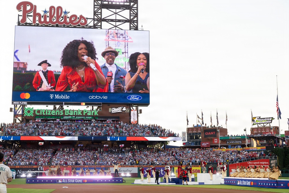 Service members support the 2026 Major League Baseball All-Star Game