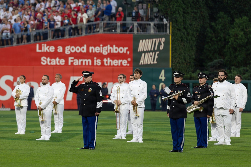 Service members support the 2026 Major League Baseball All-Star Game