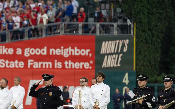 Service members support the 2026 Major League Baseball All-Star Game