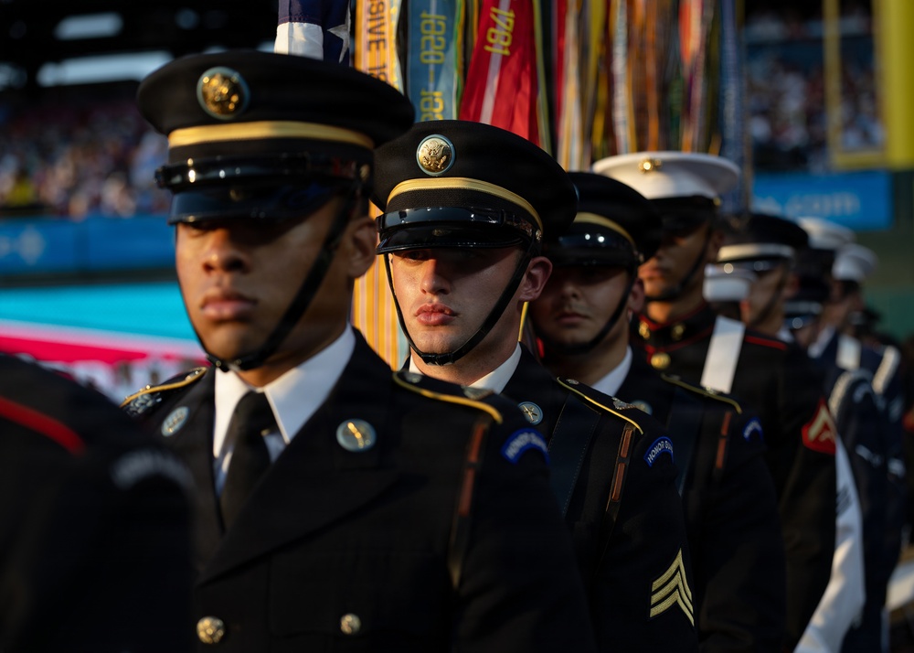 Service members support the 2026 Major League Baseball All-Star Game