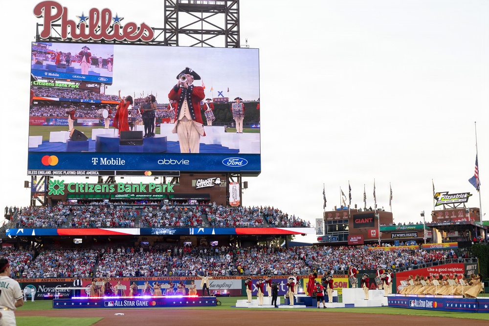 Service members support the 2026 Major League Baseball All-Star Game