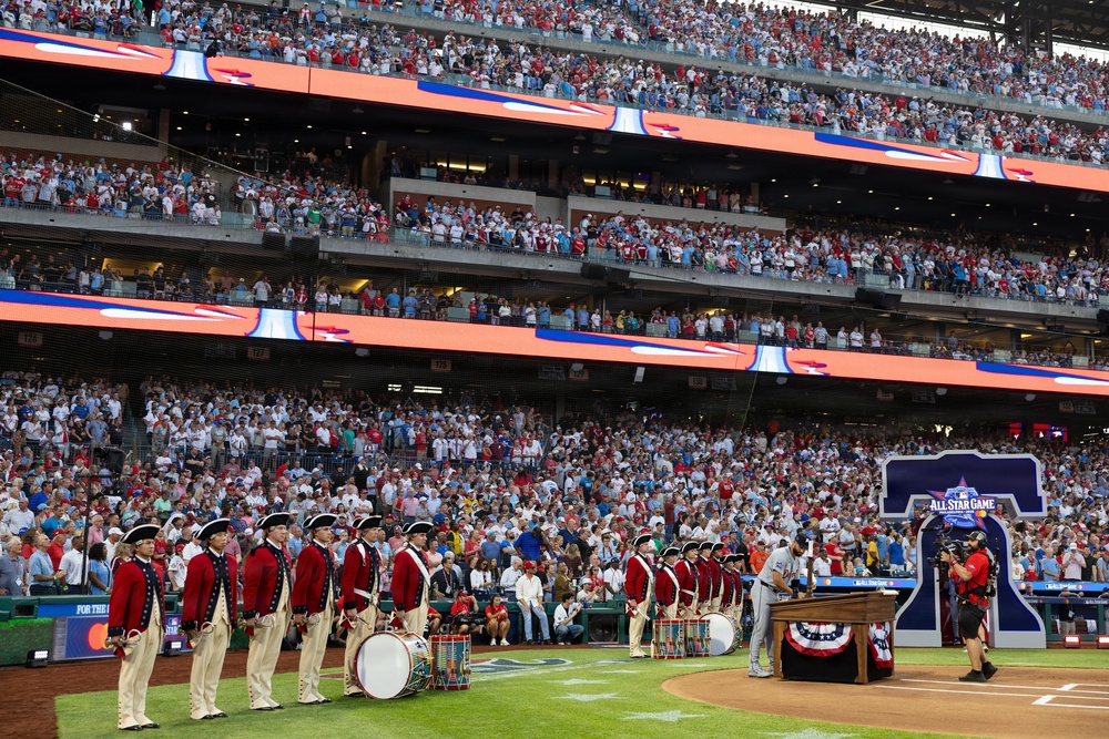 Service members support the 2026 Major League Baseball All-Star Game