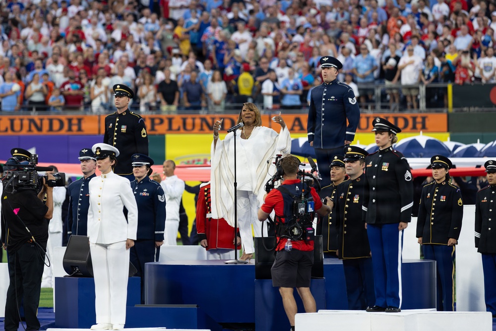 Service members support the 2026 Major League Baseball All-Star Game