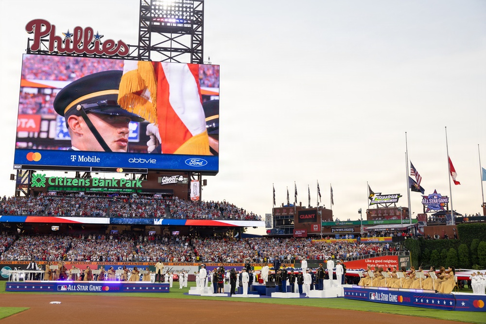 Service members support the 2026 Major League Baseball All-Star Game