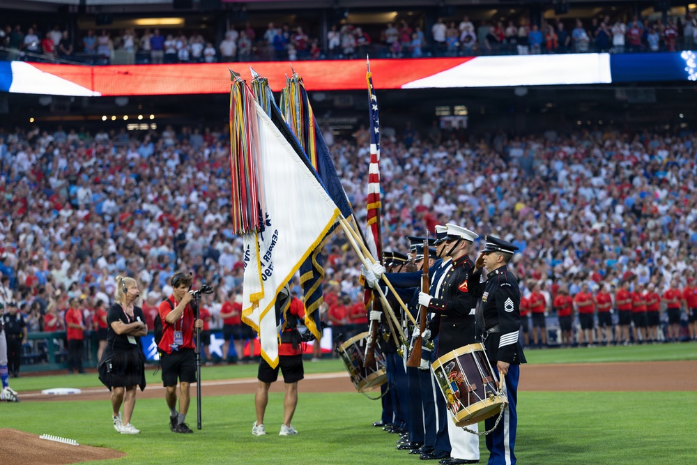 Service members support the 2026 Major League Baseball All-Star Game
