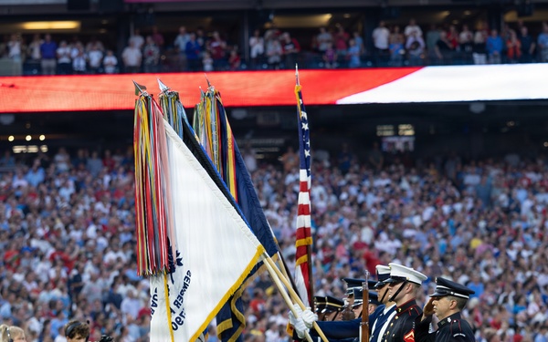 Service members support the 2026 Major League Baseball All-Star Game