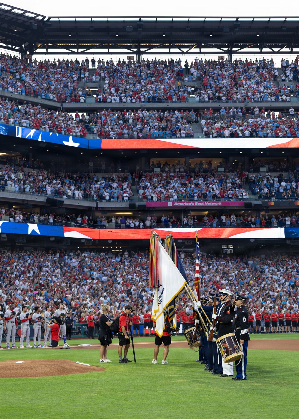 Service members support the 2026 Major League Baseball All-Star Game