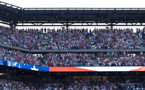 Service members support the 2026 Major League Baseball All-Star Game