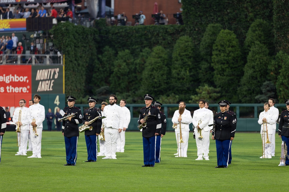 Service members support the 2026 Major League Baseball All-Star Game