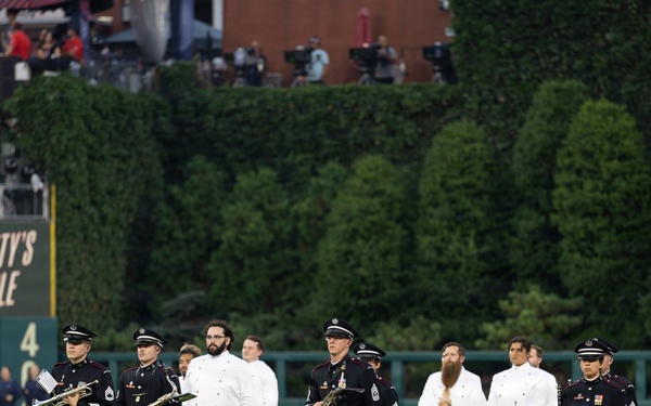 Service members support the 2026 Major League Baseball All-Star Game