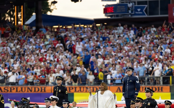 Service members support the 2026 Major League Baseball All-Star Game