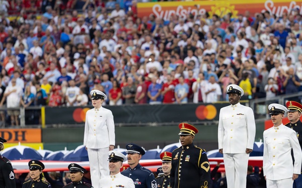 Service members support the 2026 Major League Baseball All-Star Game