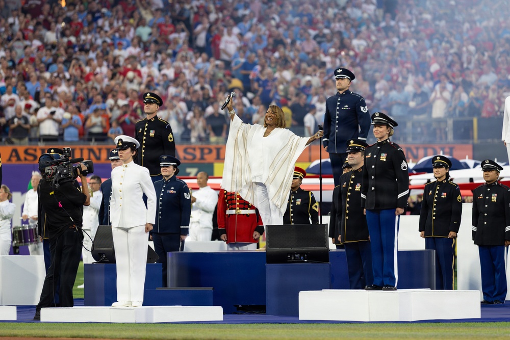 Service members support the 2026 Major League Baseball All-Star Game