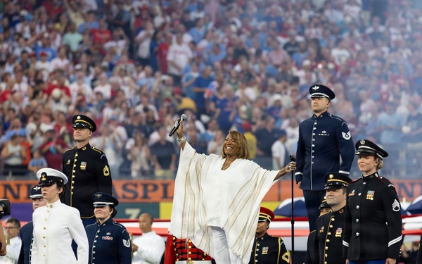 Service members support the 2026 Major League Baseball All-Star Game