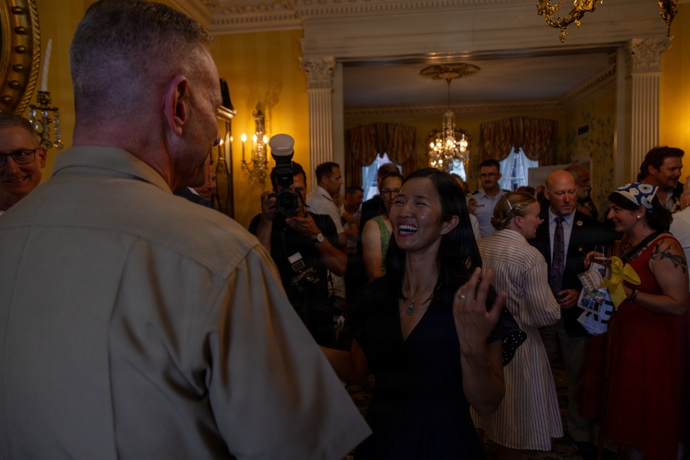 Marines Visit Massachusetts State House