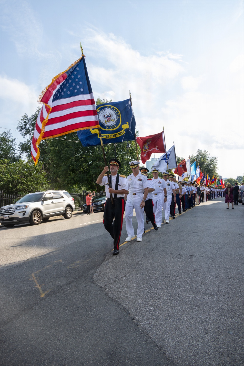 Marines Visit Massachusetts State House