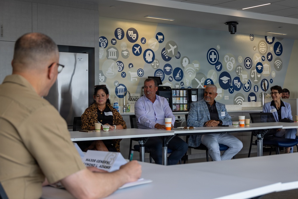 Marines Visit Greater Chamber of Commerce