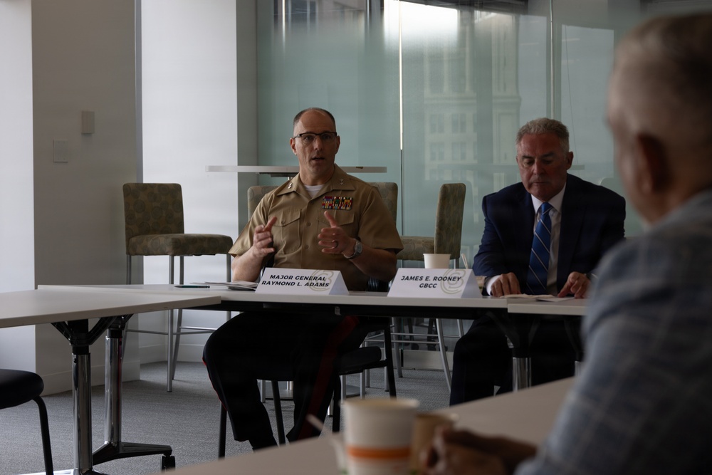 Marines Visit Greater Chamber of Commerce