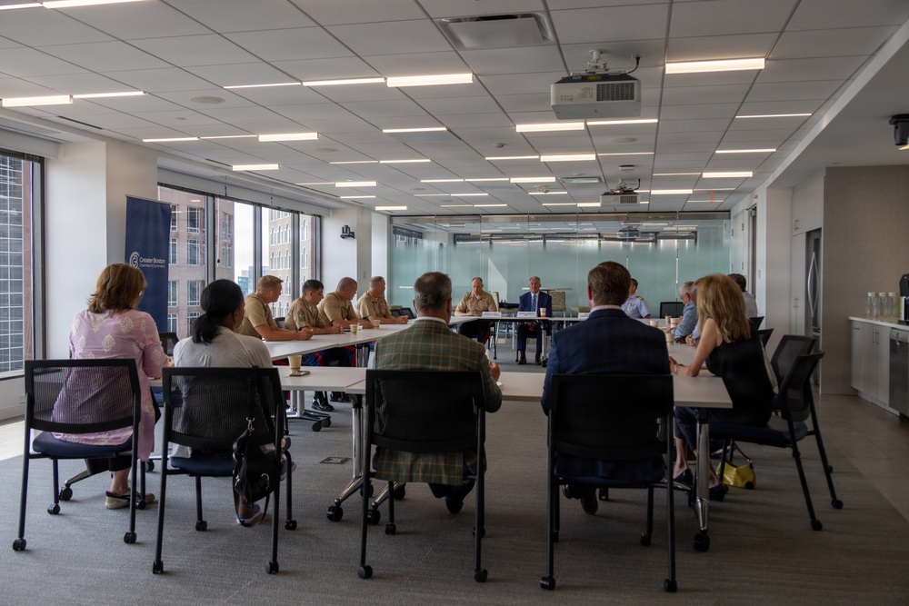 Marines Visit Greater Chamber of Commerce