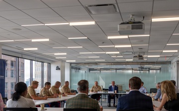 Marines Visit Greater Chamber of Commerce