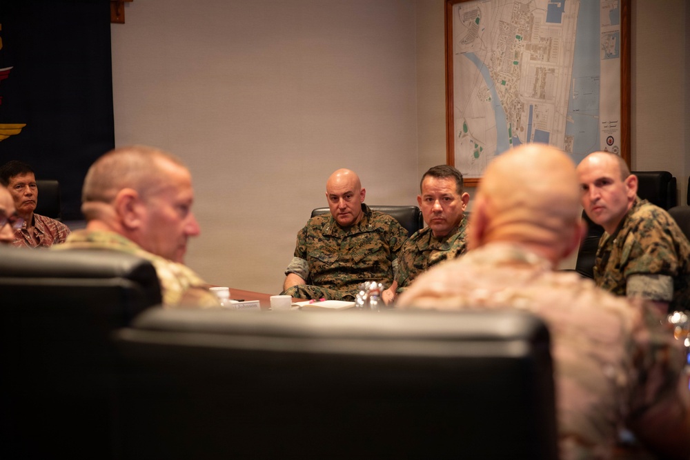 MARFORPAC SES, Australian Defence Force, Japan Ground Self-Defense Force, United Kingdom Royal Marines, French Army MCAS Iwakuni Visit