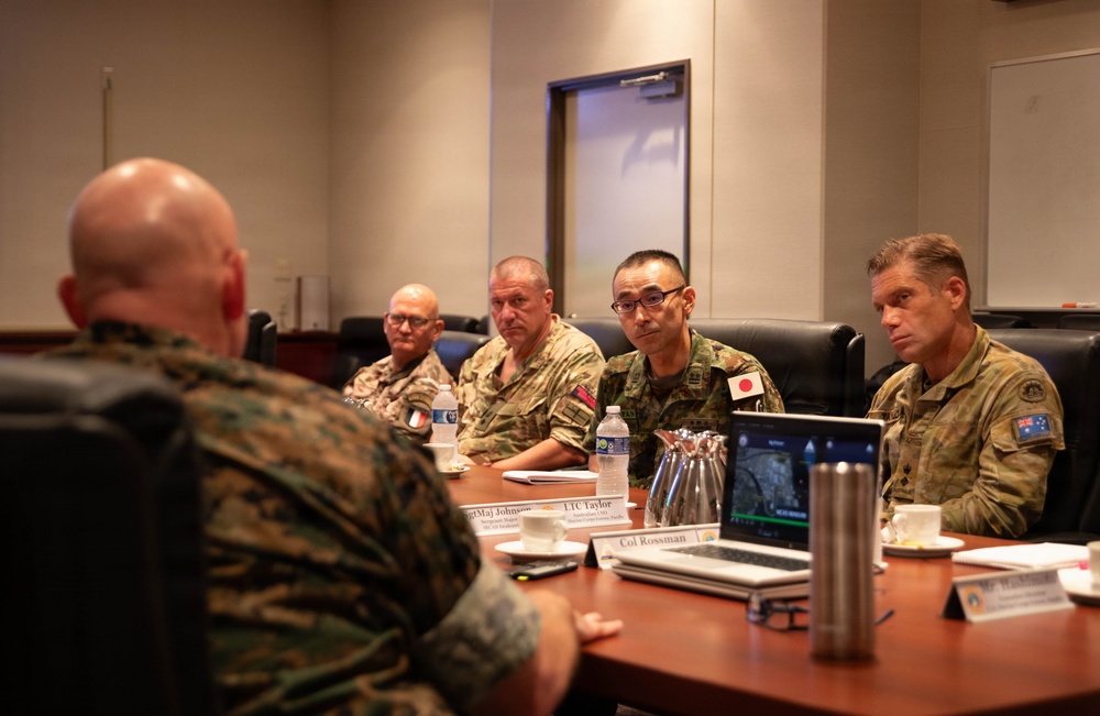MARFORPAC SES, Australian Defence Force, Japan Ground Self-Defense Force, United Kingdom Royal Marines, French Army MCAS Iwakuni Visit