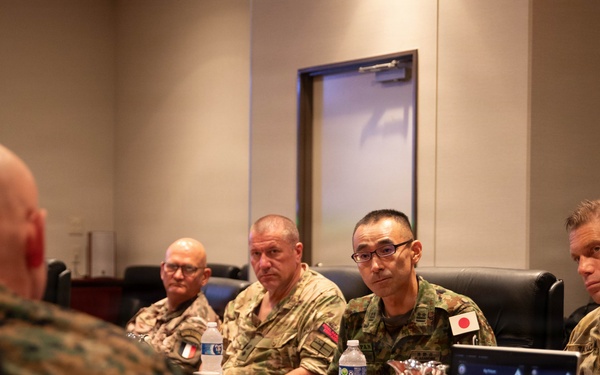 MARFORPAC SES, Australian Defence Force, Japan Ground Self-Defense Force, United Kingdom Royal Marines, French Army MCAS Iwakuni Visit