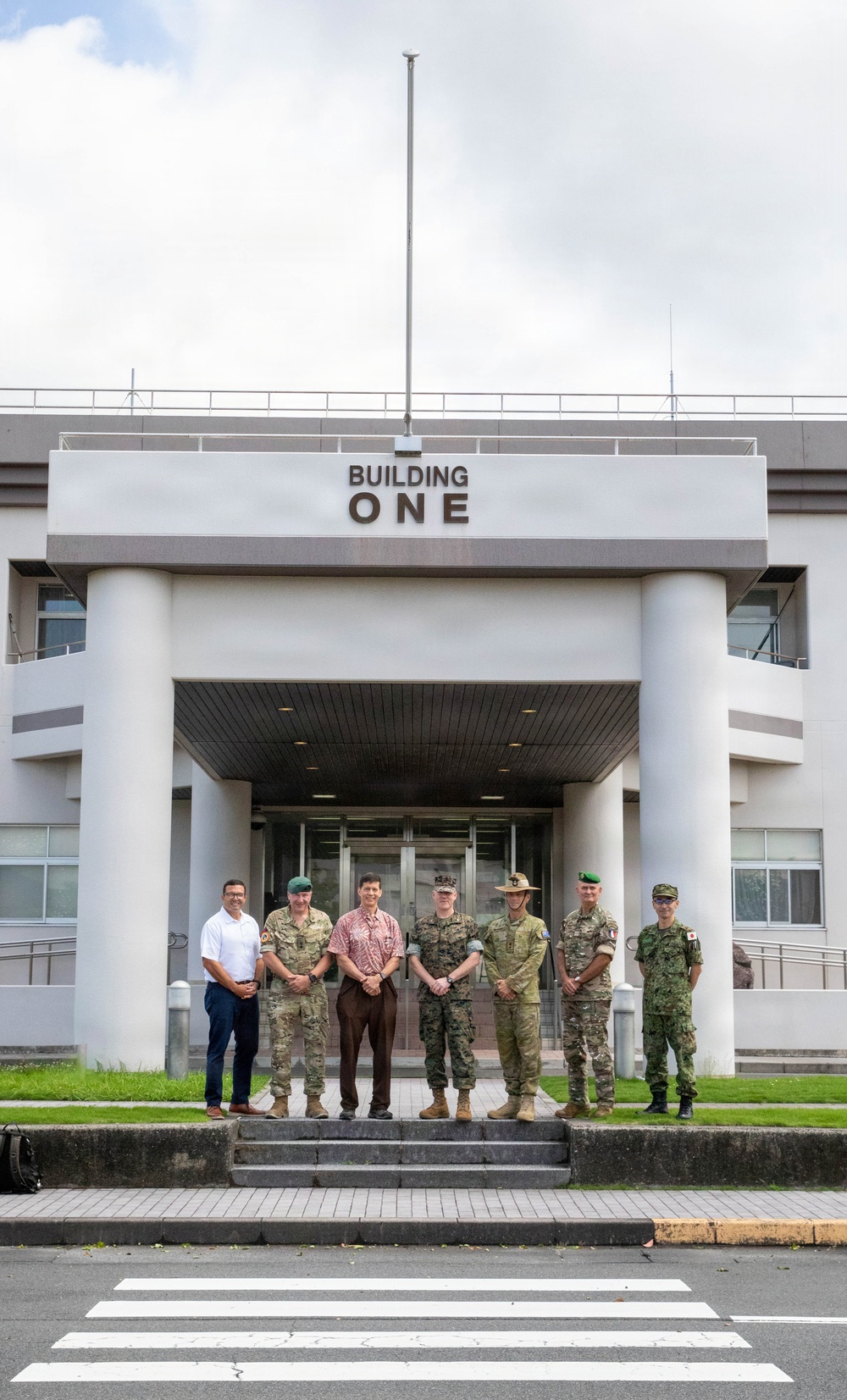 MARFORPAC SES, Australian Defence Force, Japan Ground Self-Defense Force, United Kingdom Royal Marines, French Army MCAS Iwakuni Visit