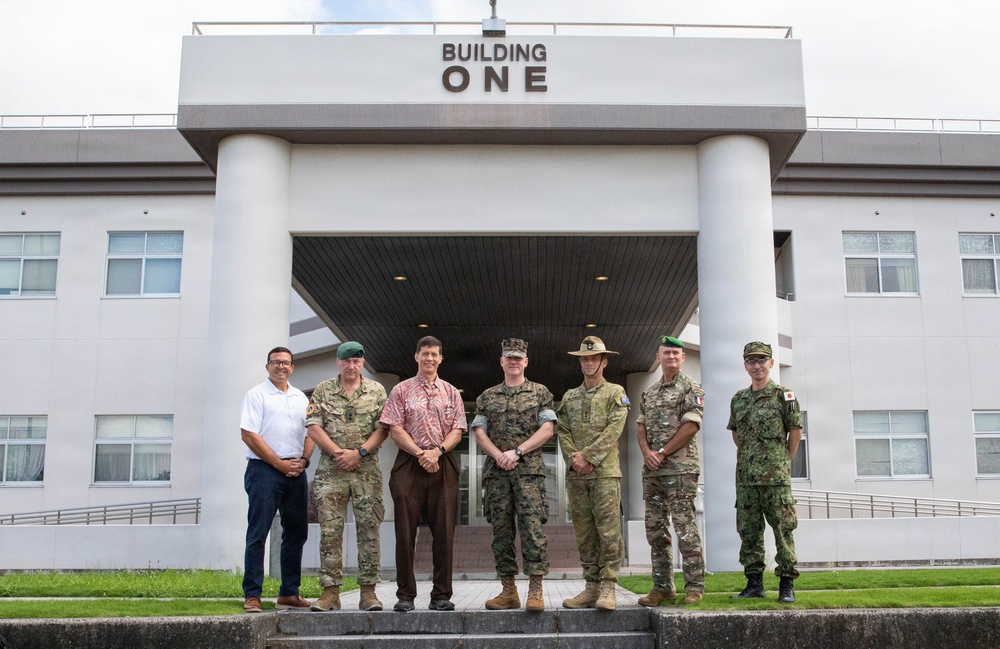 MARFORPAC SES, Australian Defence Force, Japan Ground Self-Defense Force, United Kingdom Royal Marines, French Army MCAS Iwakuni Visit