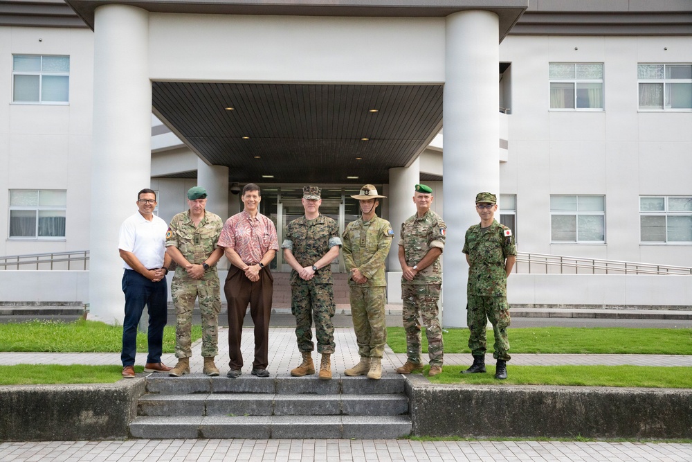 MARFORPAC SES, Australian Defence Force, Japan Ground Self-Defense Force, United Kingdom Royal Marines, French Army MCAS Iwakuni Visit