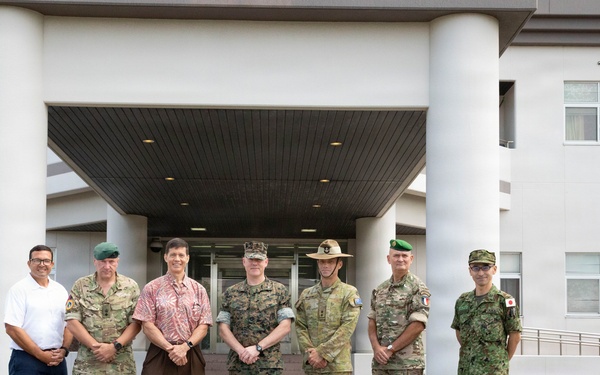 MARFORPAC SES, Australian Defence Force, Japan Ground Self-Defense Force, United Kingdom Royal Marines, French Army MCAS Iwakuni Visit