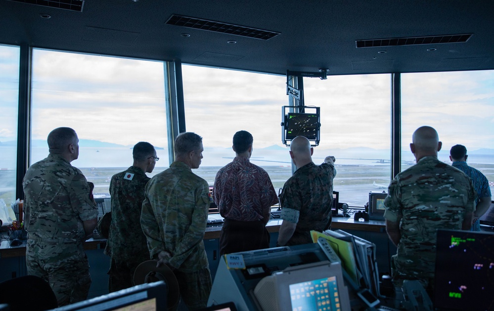 MARFORPAC SES, Australian Defence Force, Japan Ground Self-Defense Force, United Kingdom Royal Marines, French Army MCAS Iwakuni Visit