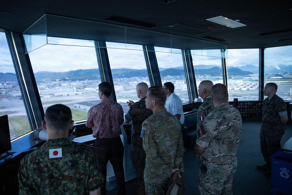 MARFORPAC SES, Australian Defence Force, Japan Ground Self-Defense Force, United Kingdom Royal Marines, French Army MCAS Iwakuni Visit