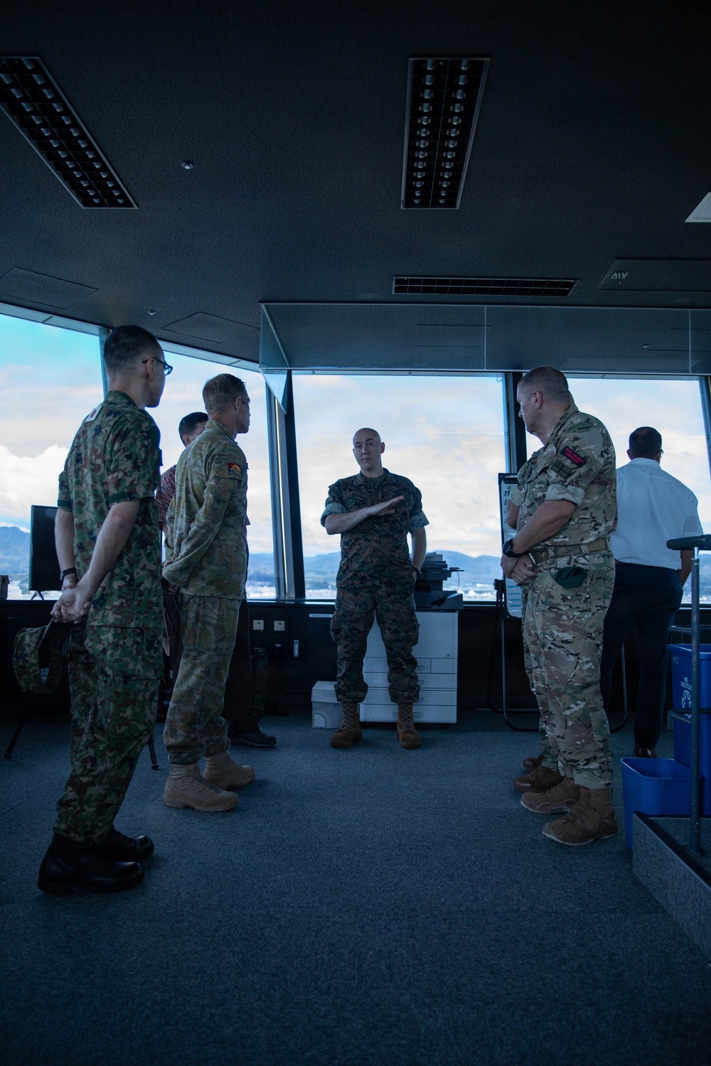 MARFORPAC SES, Australian Defence Force, Japan Ground Self-Defense Force, United Kingdom Royal Marines, French Army MCAS Iwakuni Visit