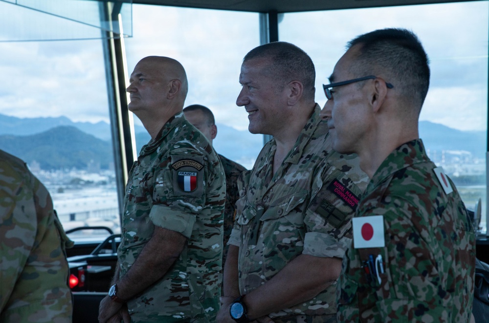 MARFORPAC SES, Australian Defence Force, Japan Ground Self-Defense Force, United Kingdom Royal Marines, French Army MCAS Iwakuni Visit