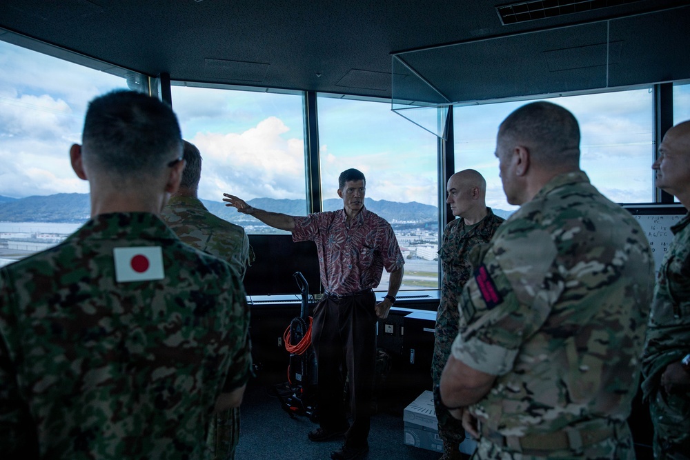 MARFORPAC SES, Australian Defence Force, Japan Ground Self-Defense Force, United Kingdom Royal Marines, French Army MCAS Iwakuni Visit