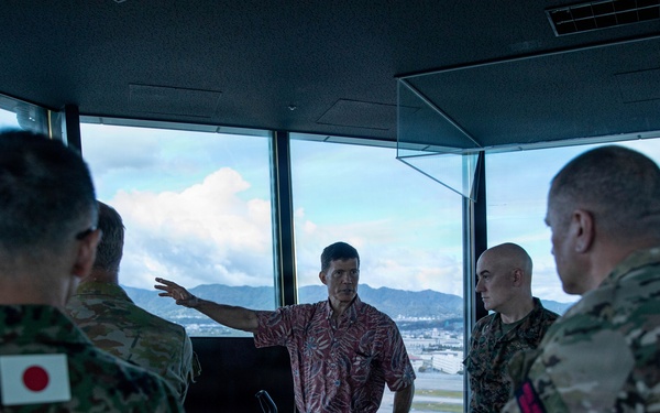 MARFORPAC SES, Australian Defence Force, Japan Ground Self-Defense Force, United Kingdom Royal Marines, French Army MCAS Iwakuni Visit