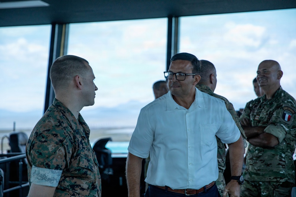 MARFORPAC SES, Australian Defence Force, Japan Ground Self-Defense Force, United Kingdom Royal Marines, French Army MCAS Iwakuni Visit