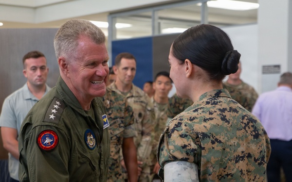 U.S. Navy Adm. Samuel Paparo visits Camp Blaz
