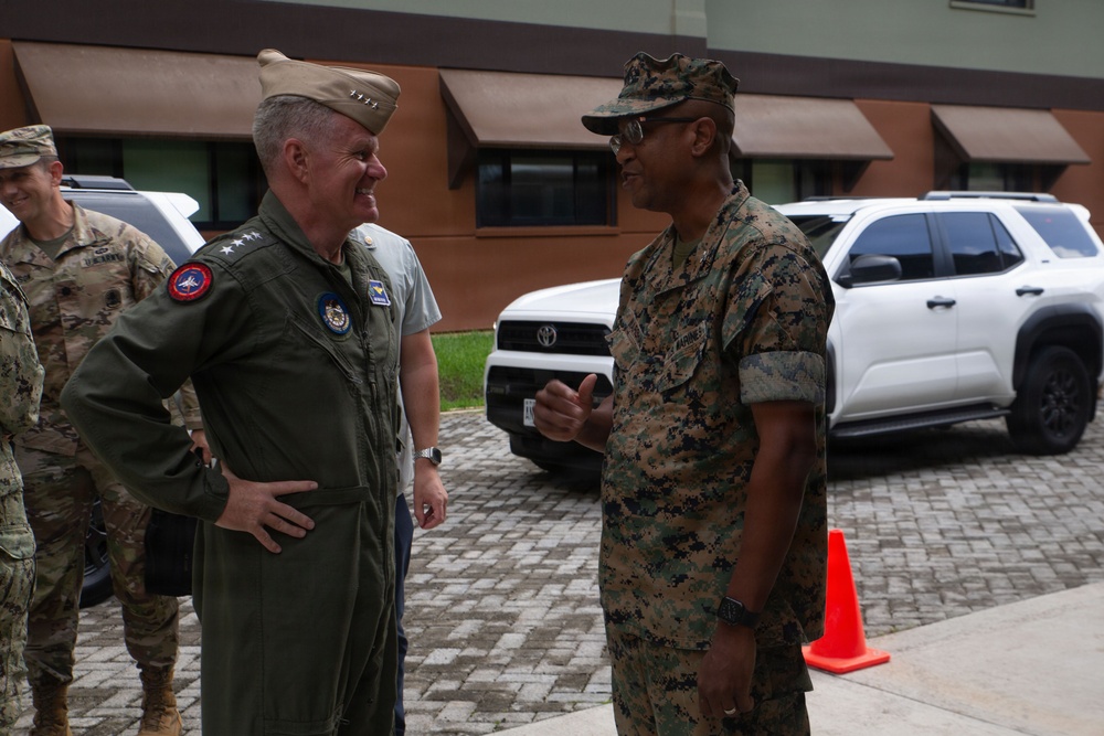 U.S. Navy Adm. Samuel Paparo visits Camp Blaz