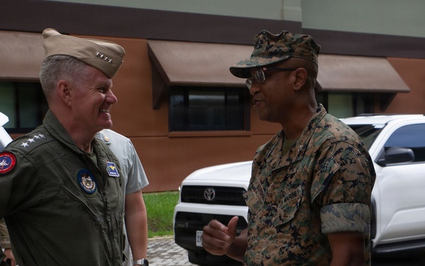 U.S. Navy Adm. Samuel Paparo visits Camp Blaz