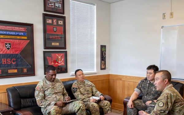 ROKA ASC Visits 6th Ordnance Battalion to Strengthen Ammunition Support Cooperation