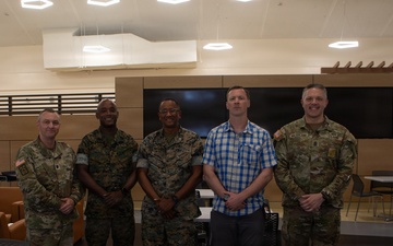 The Honorable Mr. Tim Dill visits MCB Camp Blaz Chow Hall